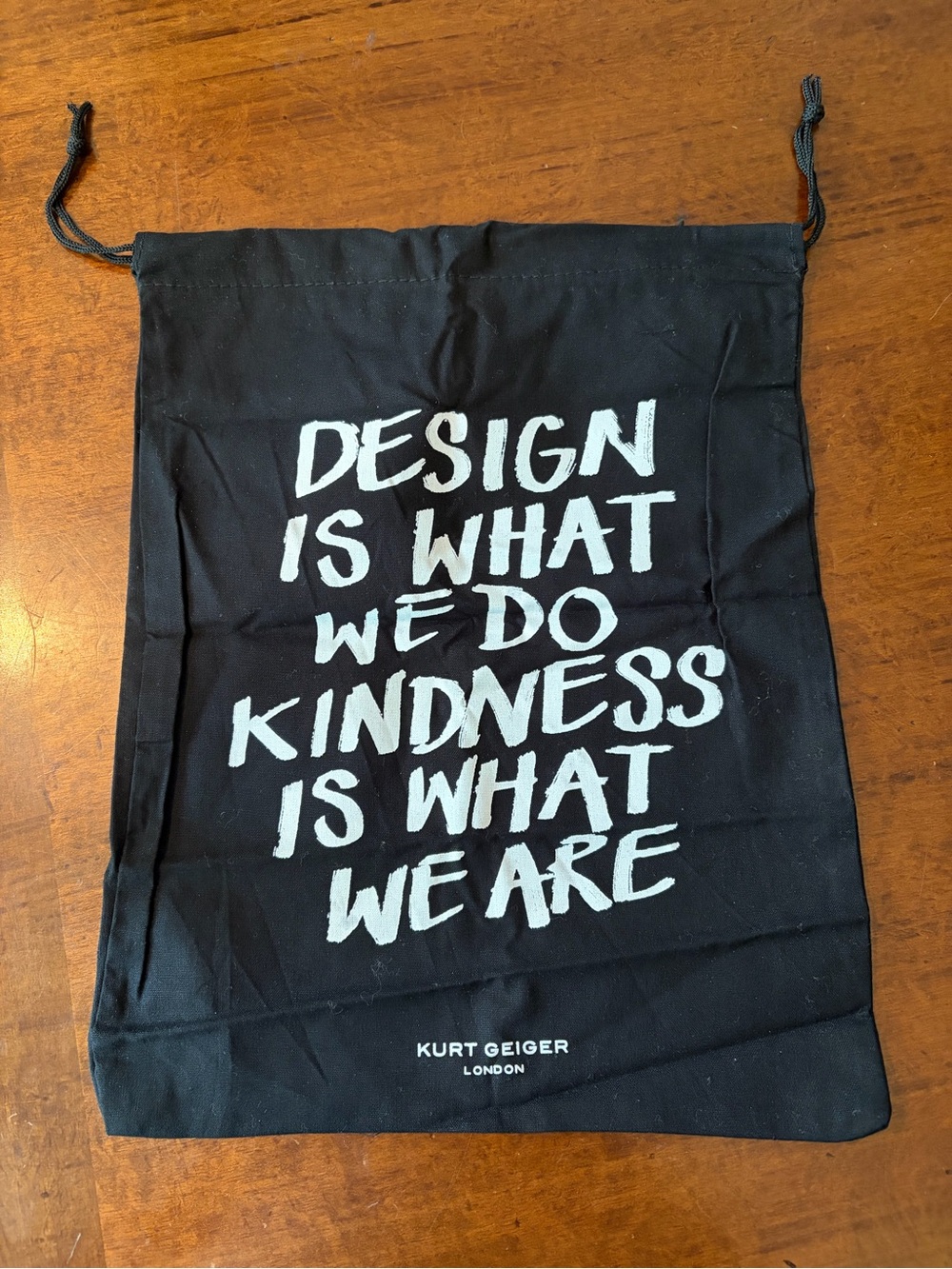 New Kurt Geiger dustbag 9.5”x12”